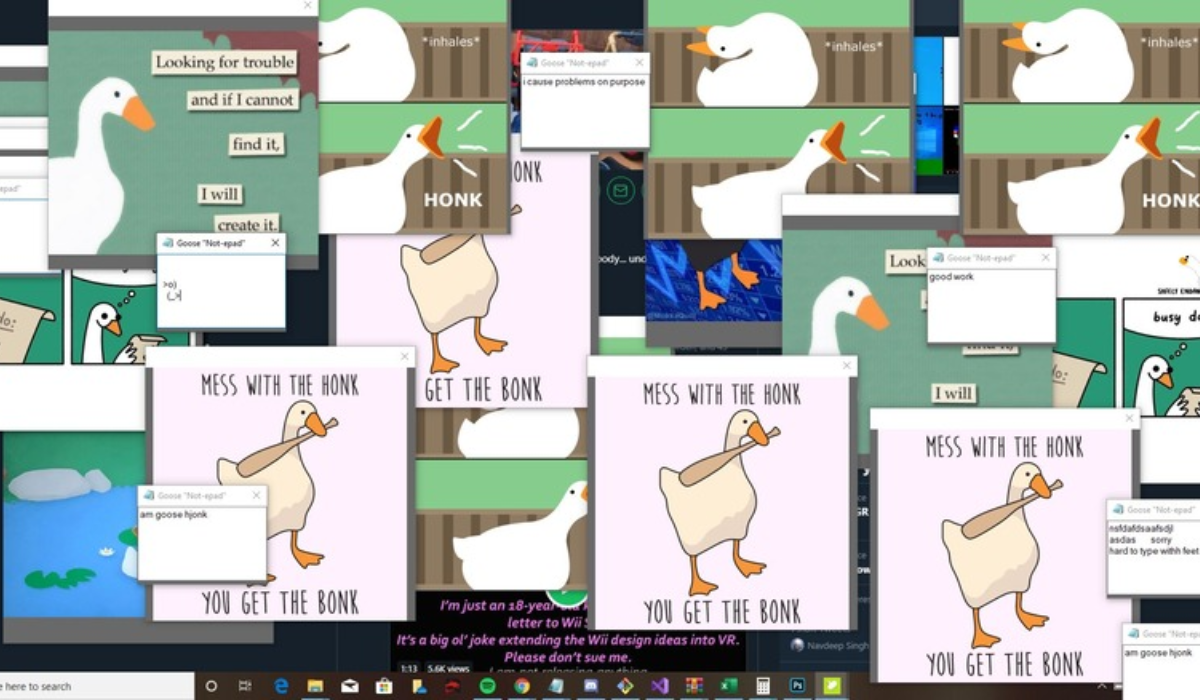 Desktop Goose By Samperson Free Download